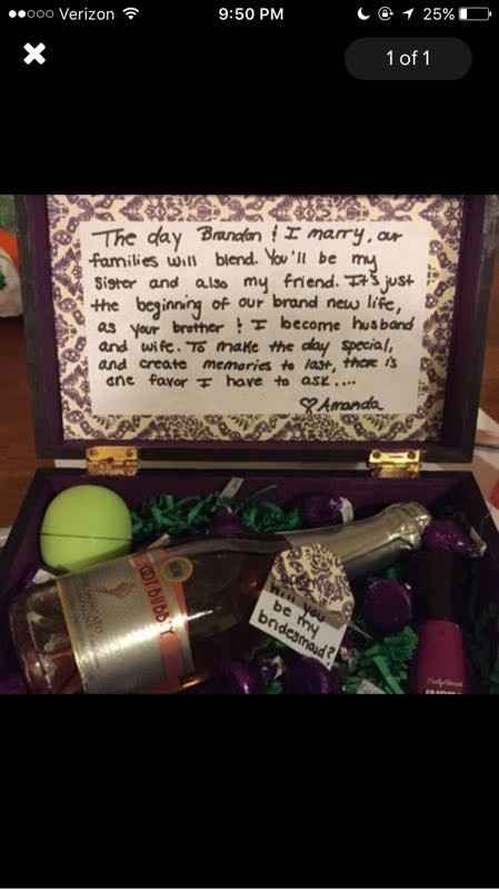 How did you ask your MOH & bridesmaids?!