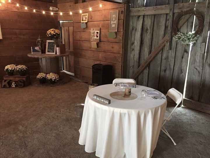 Barn Wedding Layout