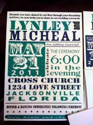 my sample invites came in!