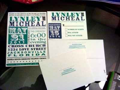 my sample invites came in!
