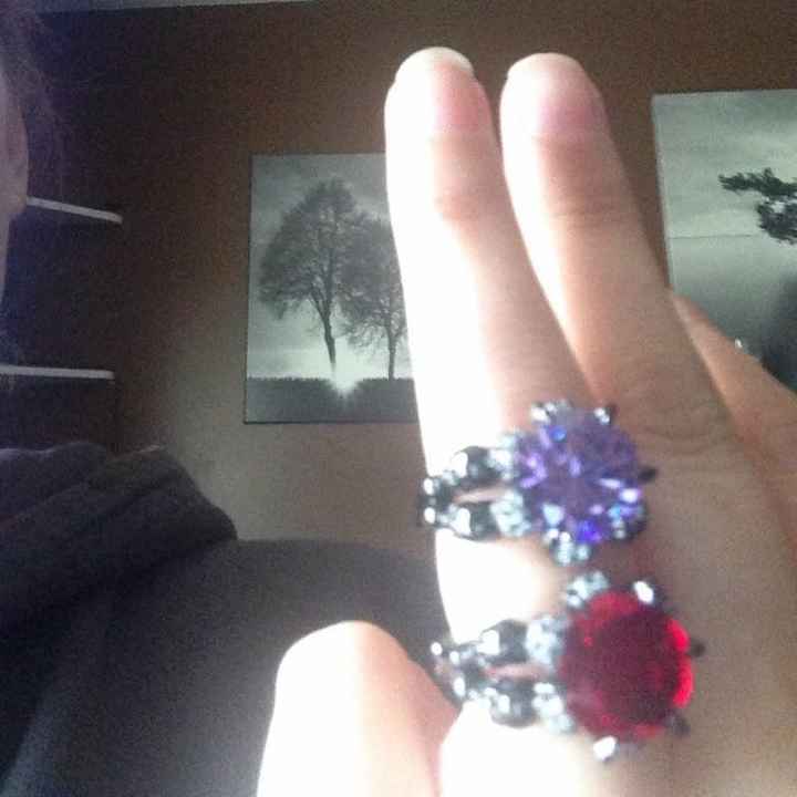 Let's see those beautiful rings lady's!