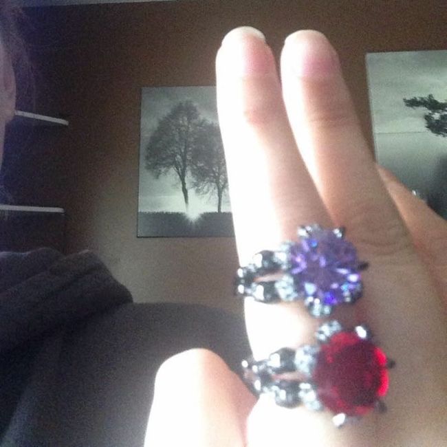 Let's see those beautiful rings lady's!