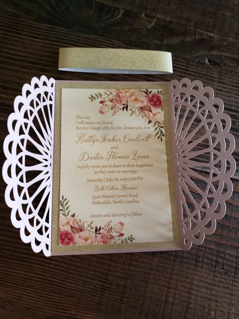 Invitation Suite Printing Options - 1