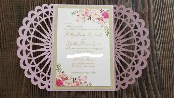 diy Wedding Invitations...done! - 1