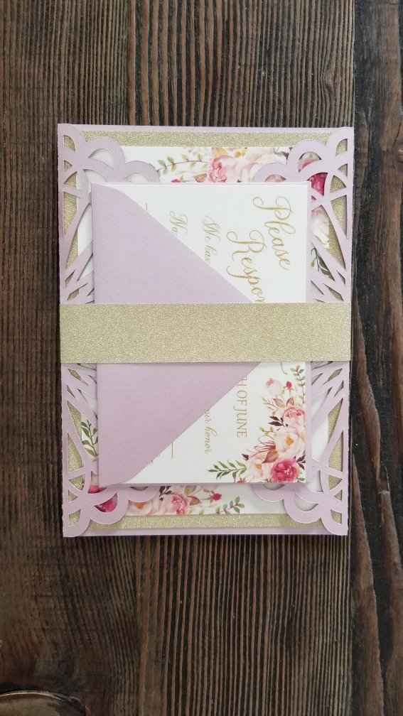 diy Wedding Invitations...done! - 2