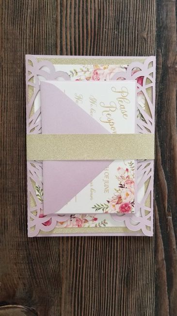 diy Wedding Invitations...done! - 2