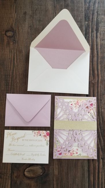 diy Wedding Invitations...done! - 3