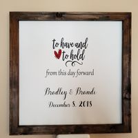 Finished My Daughter's "guest Book " Canvas - 1