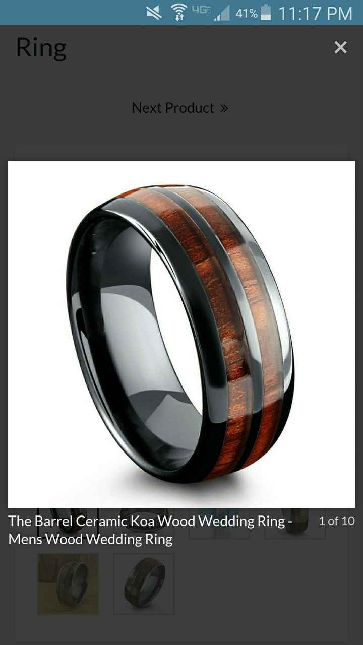How much did/will you guys pay for Fh's wedding band? - 1