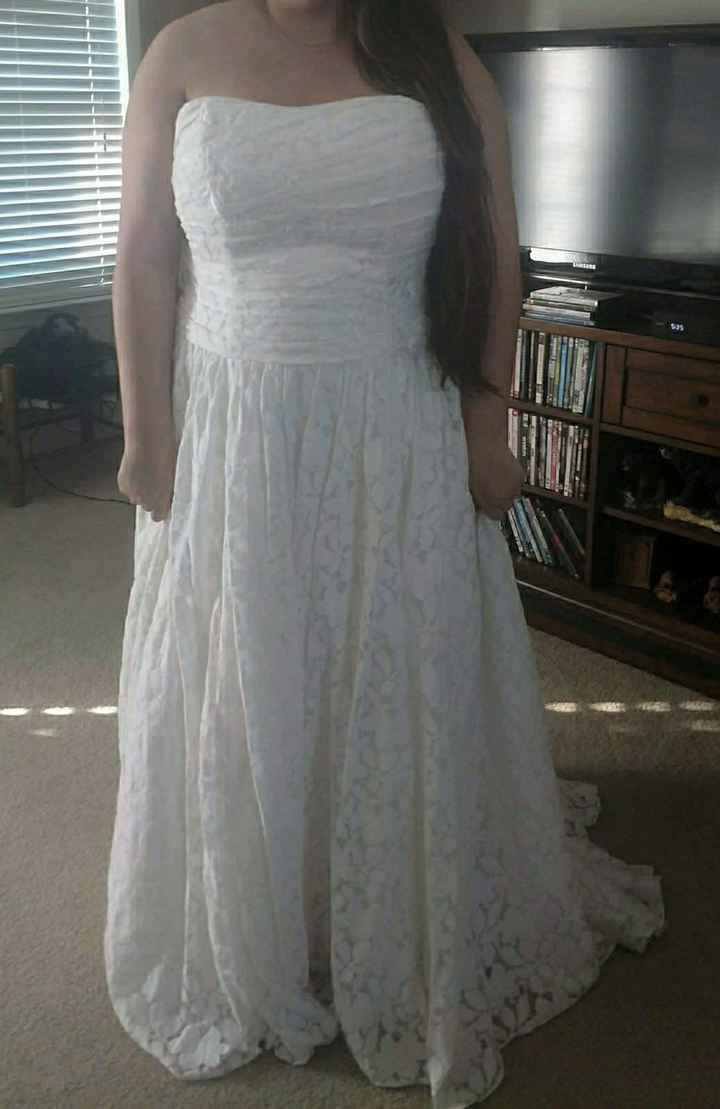 Who else loves lace?  Show off your lace dresses and/or veils! - 1