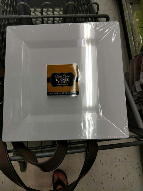 Disposable plates? 1