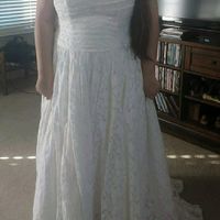 Who else loves lace?  Show off your lace dresses and/or veils! - 1