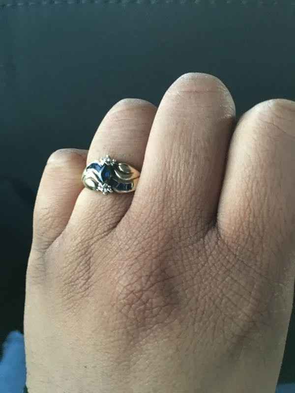 Let's see those beautiful rings lady's!