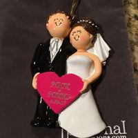 Engagement Christmas ornaments!