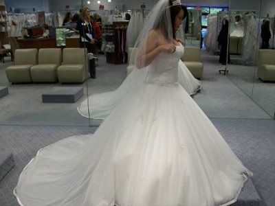 What does your dress look like? Post pics or give style number. I want to know what the trend is!