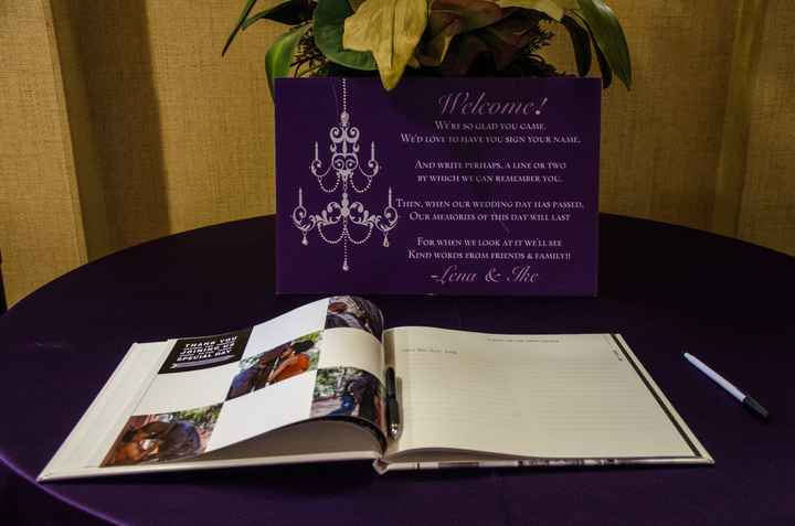 Making a sign for the guestbook, need help!