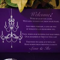 Making a sign for the guestbook, need help!