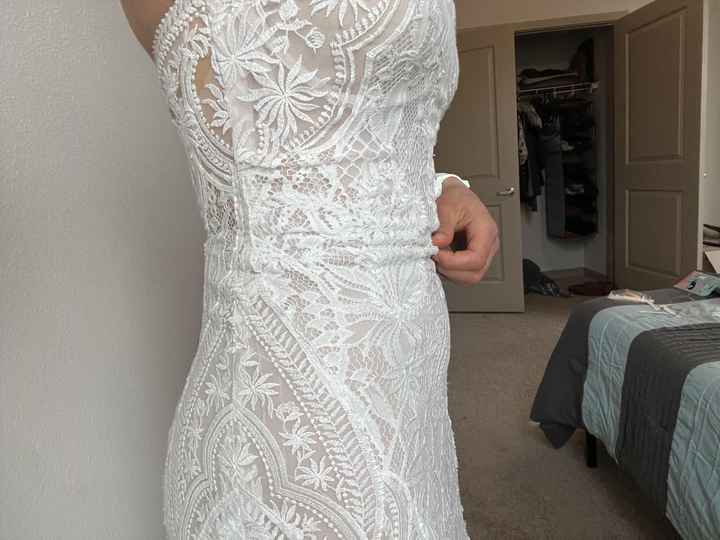 Wedding is in 4 days and I'm not at all thrilled with the alterations - 1