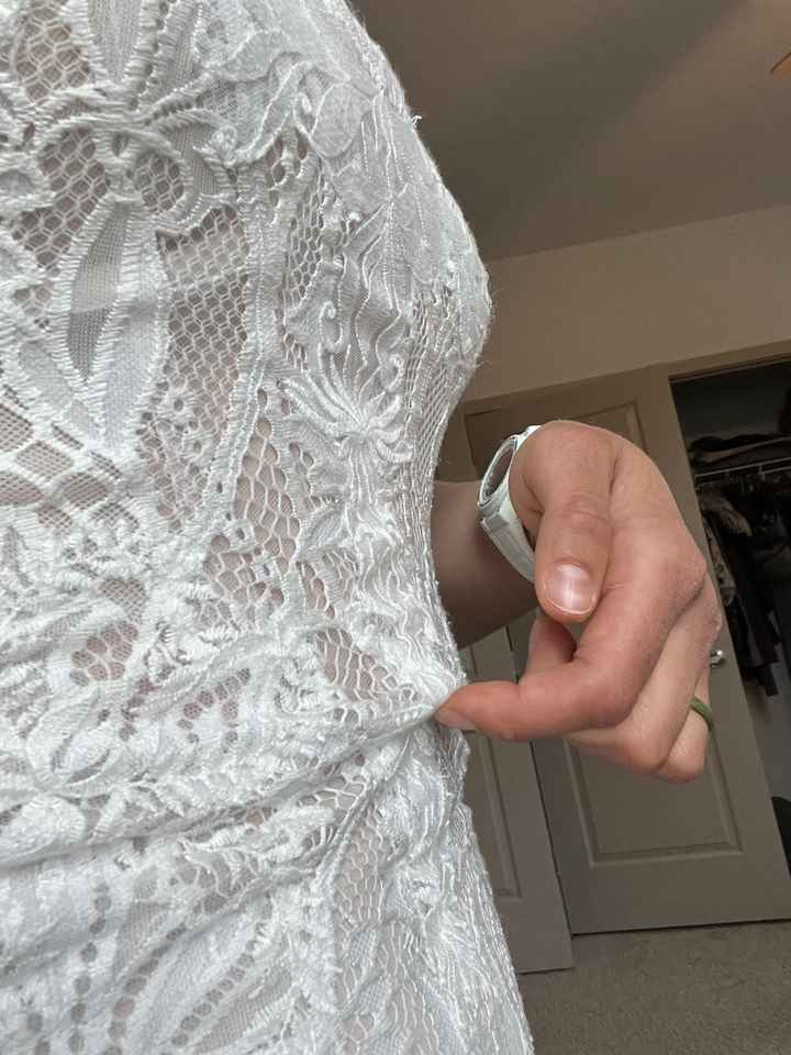 Wedding is in 4 days and I'm not at all thrilled with the alterations - 3