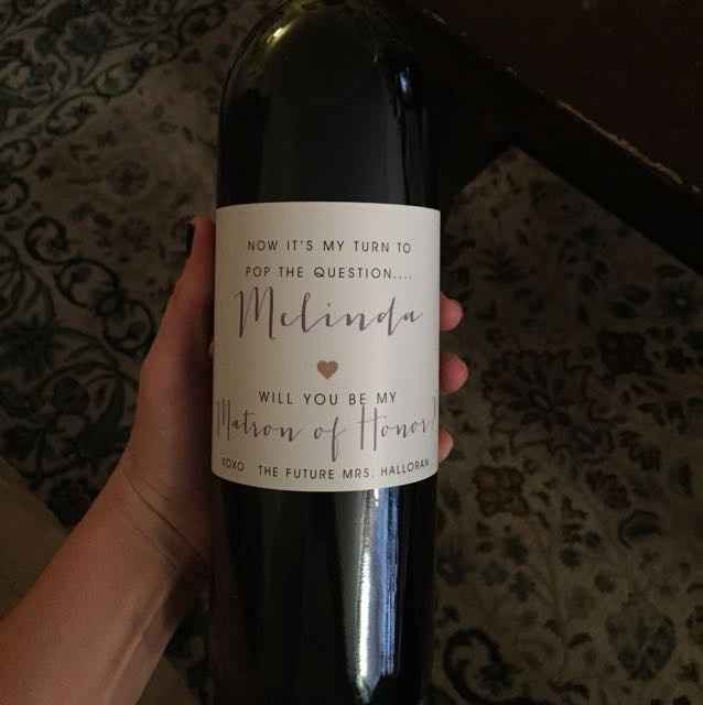 Bridesmaids proposals