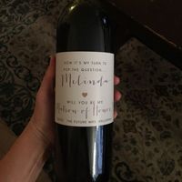 Bridesmaids proposals