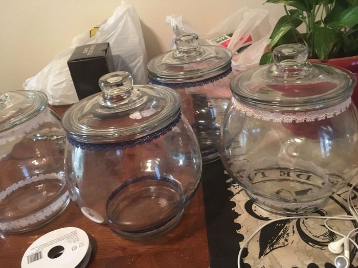 My centerpieces!! All diy!! - 2