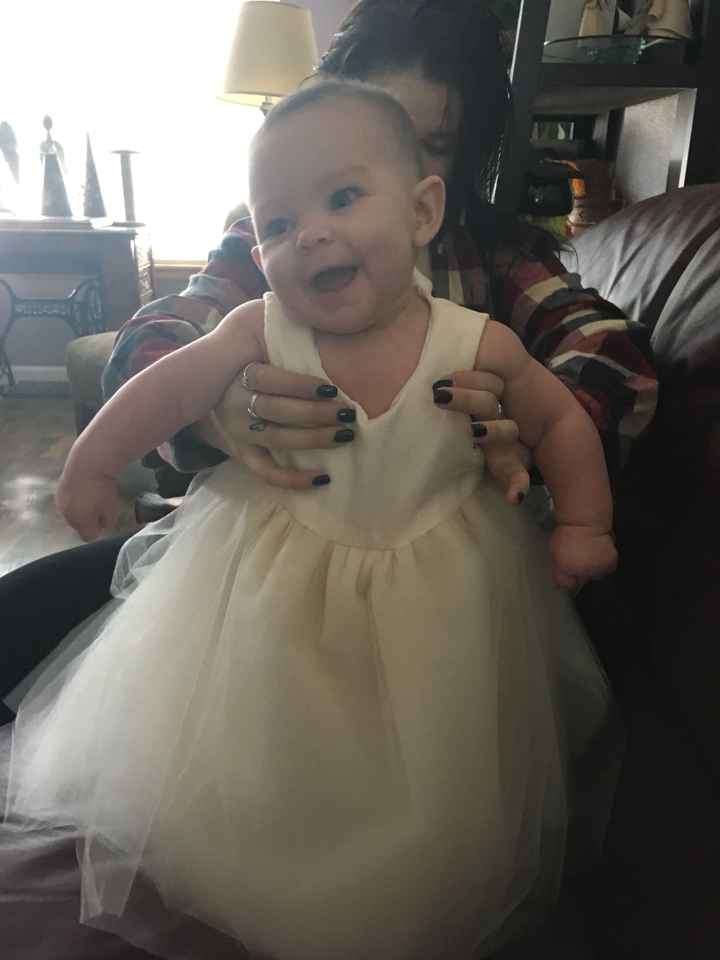 Handmade flower girl dress!! - 3