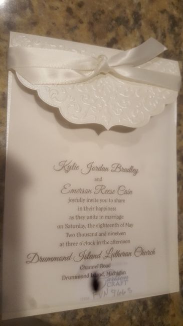 Media plus wedding invitations
