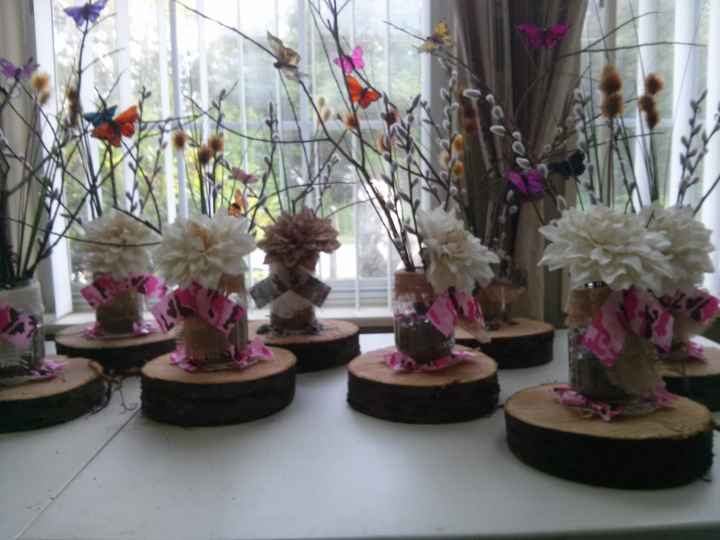 my DIY centerpieces!