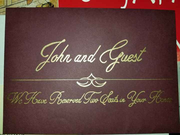 Inner Envelope Wording