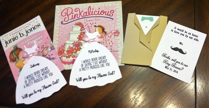 We have our Flower Girls and Ring Bearer