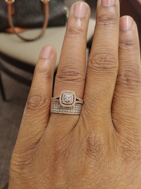 Wedding bands not fitting to engagement ring. Help? 1