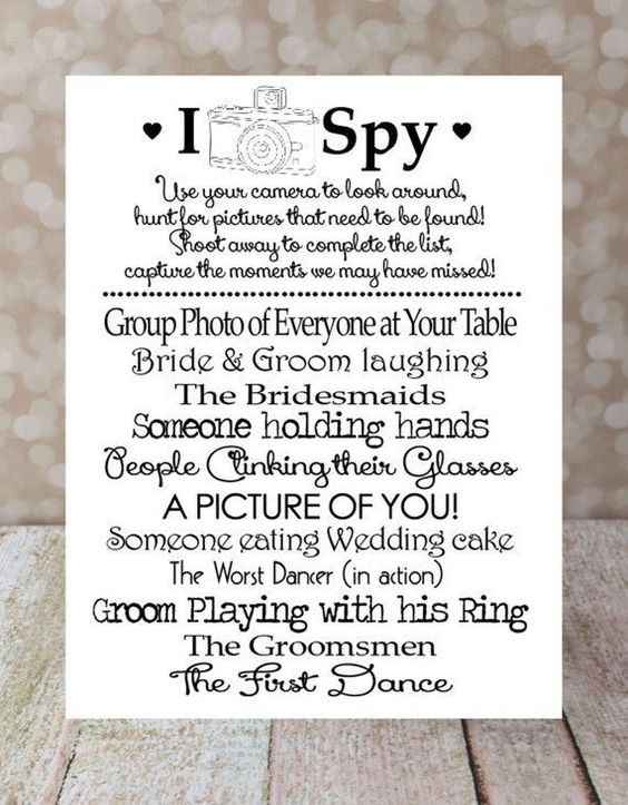 I Spy Card