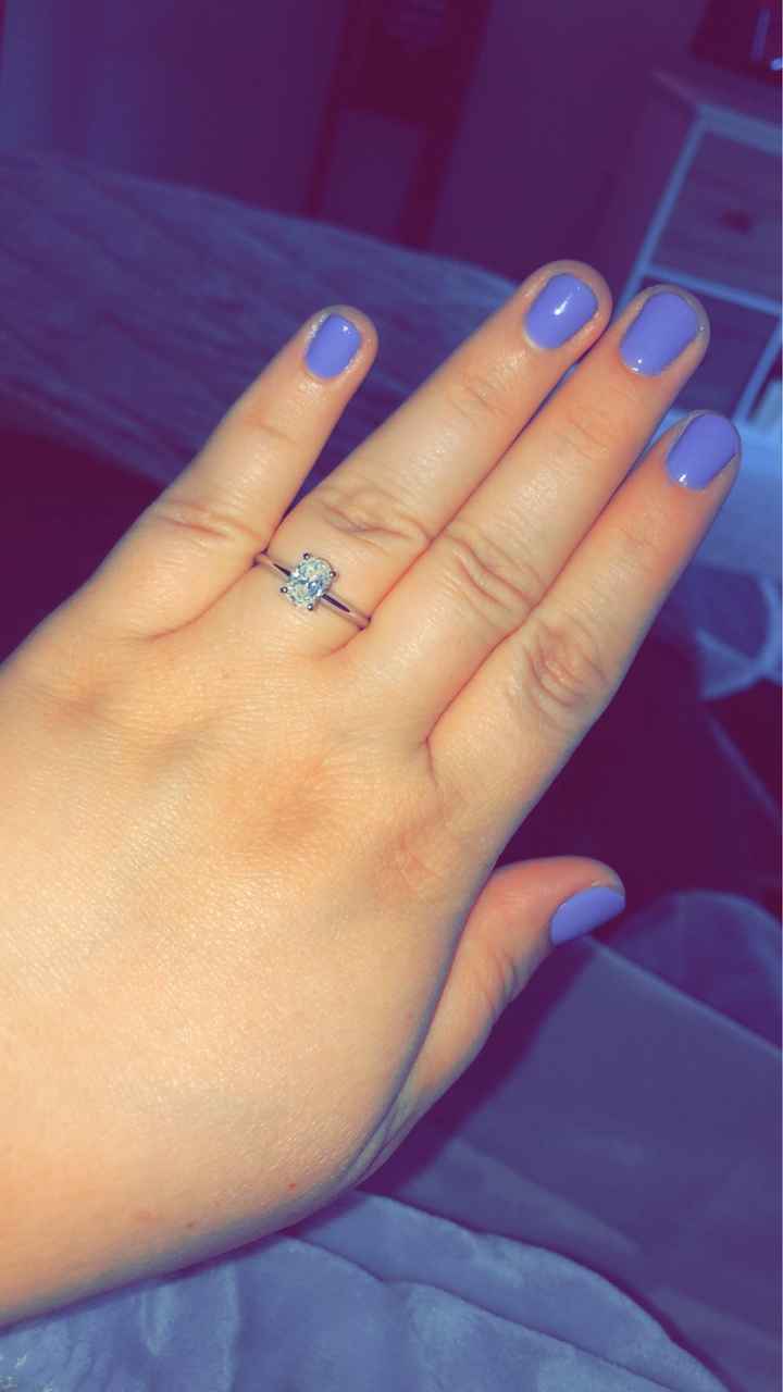 Let’s show off our engagement rings! - 1