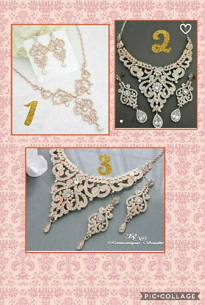 Bridal jewelry.