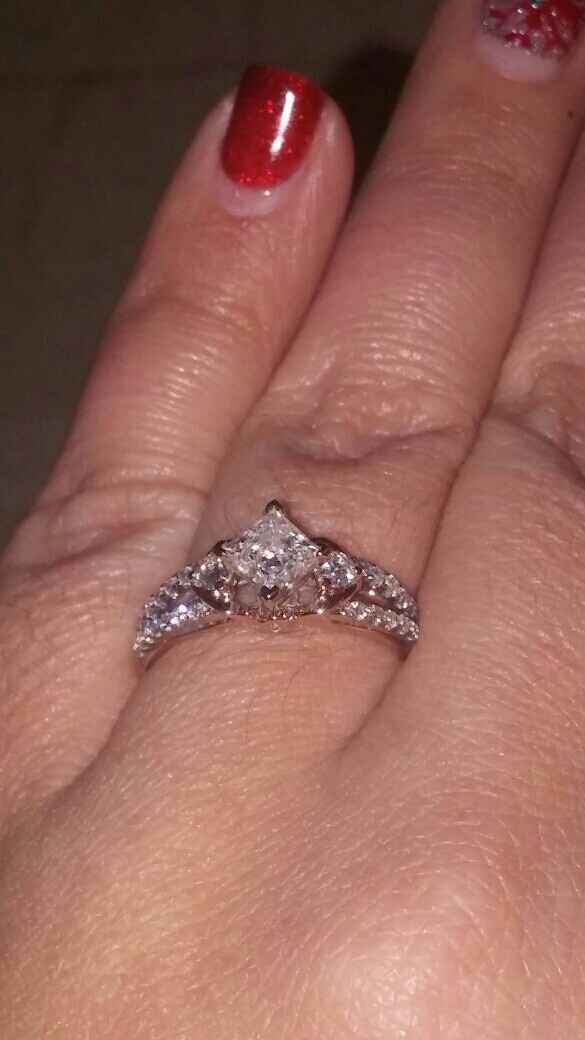 Let's see those rings! And for the Mrs lets see the bands with it ! I LOVE seeing everyone's bling:)