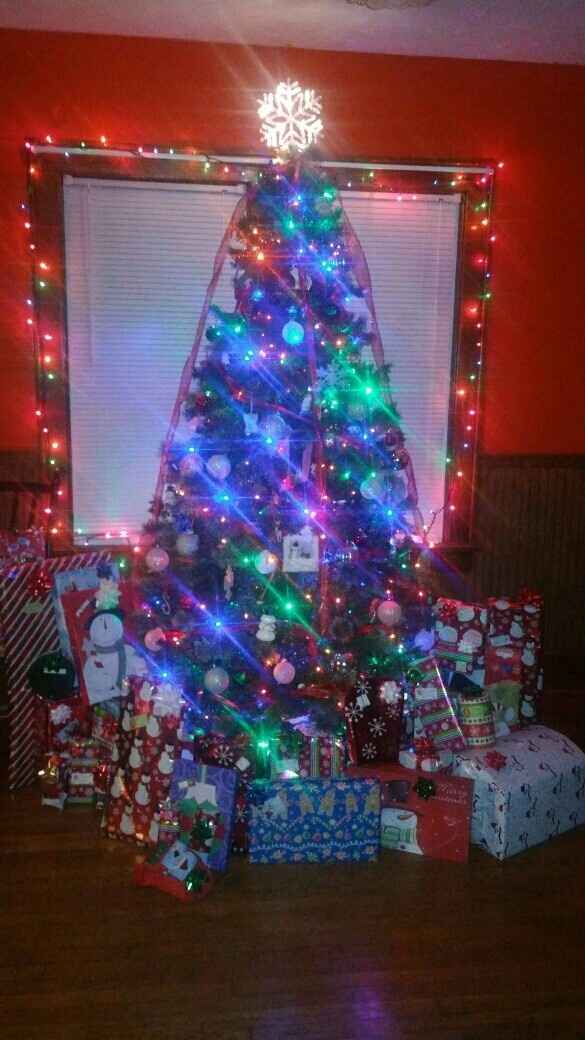 NWR: Finally finished decorating our first Christmas tree!!