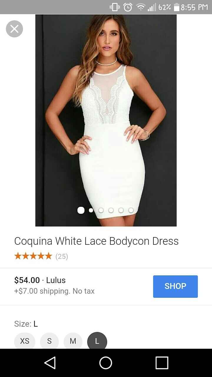 Where to get a white dress for bachelorette??!?!?