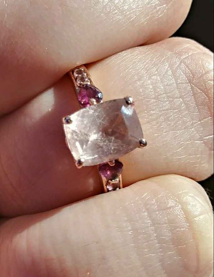 Anyone have a morganite engagement  ring?