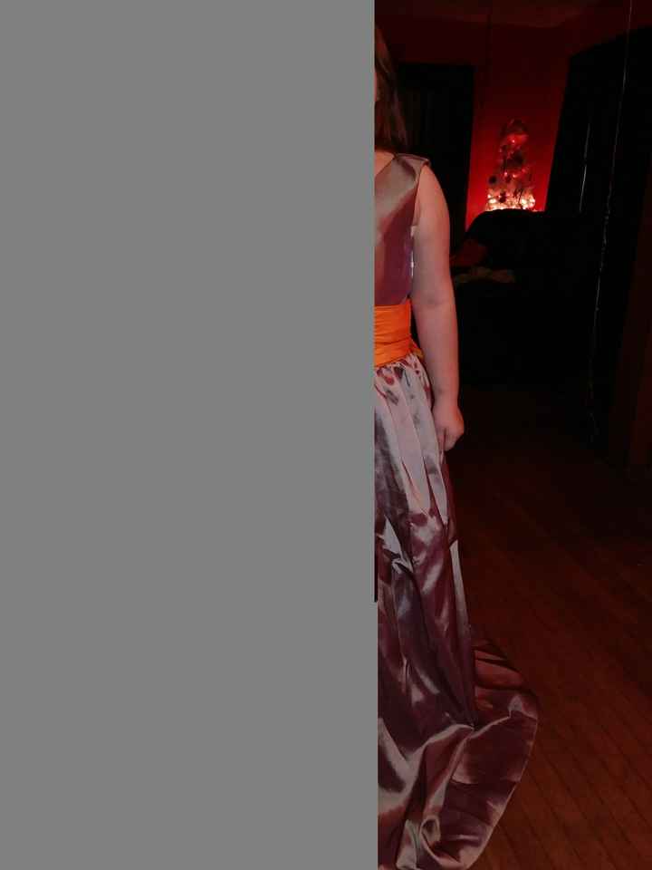 Flower girl dress came yesterday!