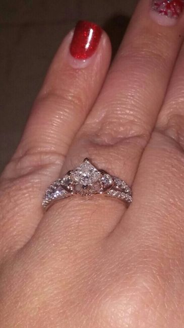 Let's see those rings! And for the Mrs lets see the bands with it ! I LOVE seeing everyone's bling:)