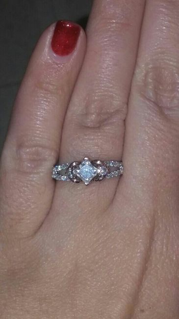 Let's see those rings! And for the Mrs lets see the bands with it ! I LOVE seeing everyone's bling:)