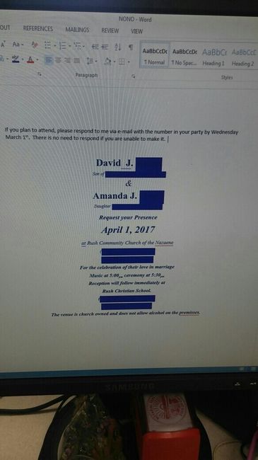 Classy invite---Email style!