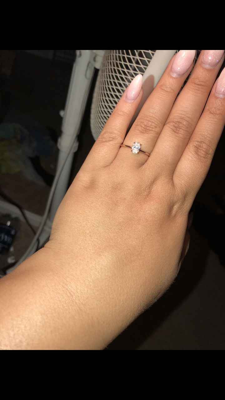 rose gold solitaire wedding band Help!!! - 1