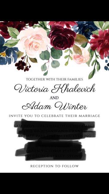 Show me your invites! - 1