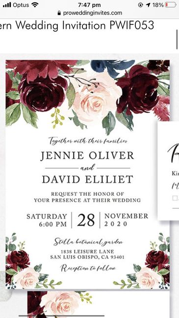 Help me pick an invitation! - 1