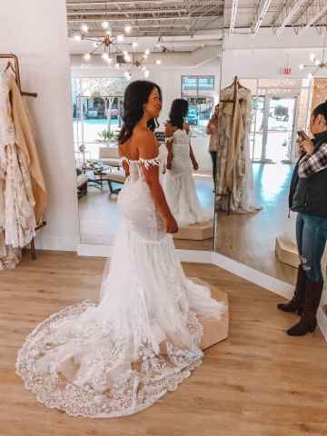 A-line or mermaid!!!??? How’d you decide on “thee dress” ? - 2