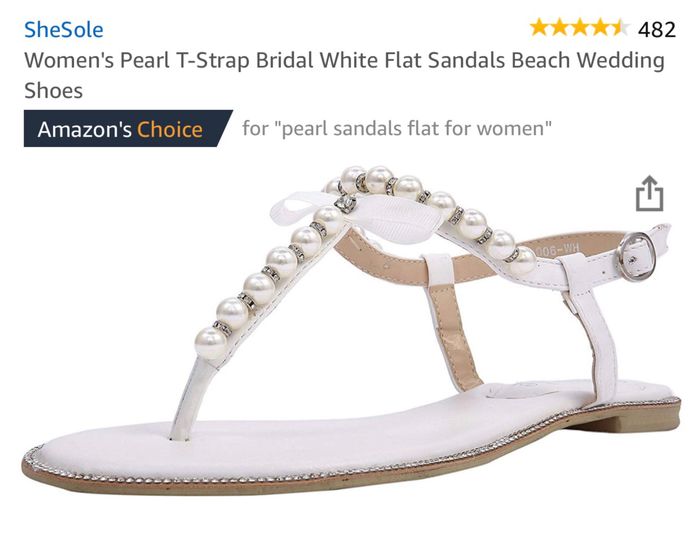 Wedding flats/sandals 7