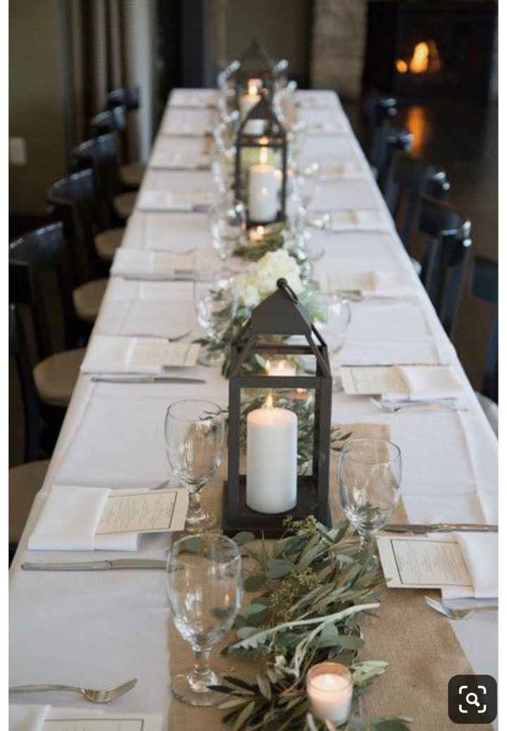 Long farmhouse table centerpieces - 1