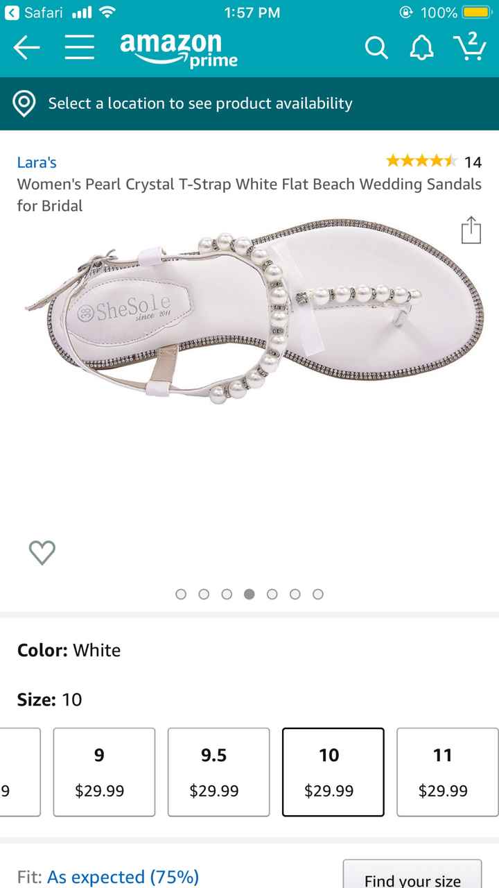 Flat Bridal Sandals! - 1